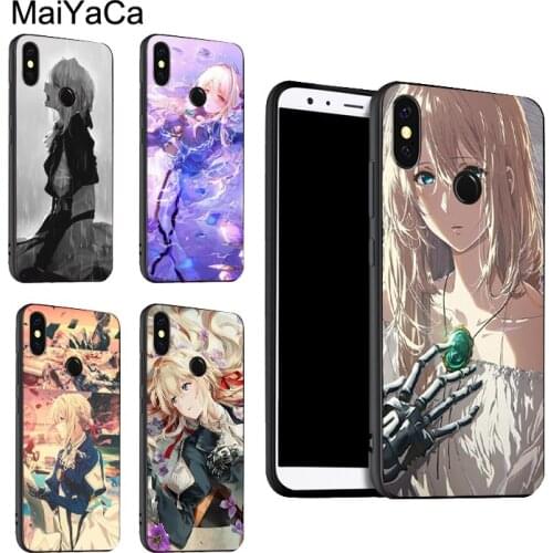 Violet Evergarden Case For Xiaomi Redmi Note 10 Pro 7 8 Pro 8T 9S Note 9 Pro Cover For Redmi 9 9T 9C 9A 8A