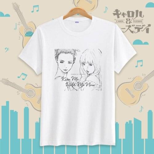 Japanese Anime CAROLE and TUESDAY Cosplay T Shirt Cartoon 3D Printed Summer T-Shirt Women/Men Fashion Top Tee tshirt Costume