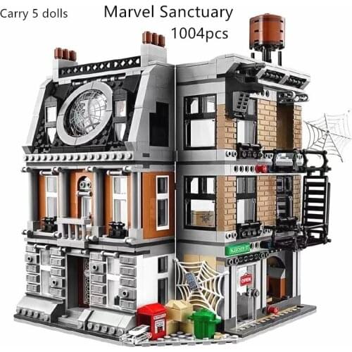 Disney Marvel Avengers Sanctuary Building Block Toy Iron Man Boy Toy Child Gift Fun Game Building Block Toy