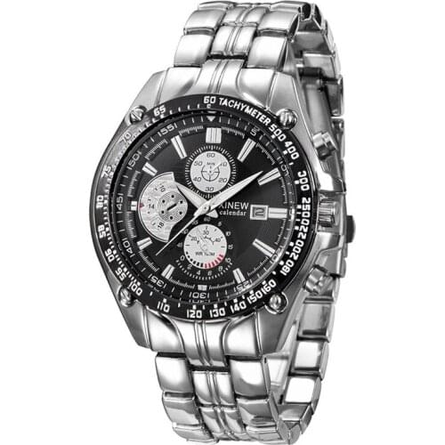 Mens Brand Luxury Watches Fashion Alloy Band Calendar Business Gifts Vintage Quartz Wristwatches Reloj Hombre Acero Inoxidable