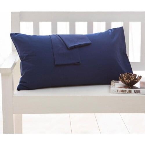54 Solid Color Pillow Case Home One Pair Diagonal Printing Brief Style Pillowcase 40x60cm 50*70cm 50x75cm 50*90cm 48*74
