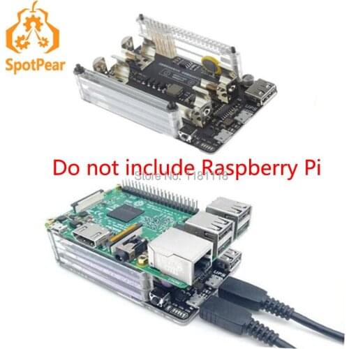 Raspberry pi UPS Power Extension Board With RTC, Measurement, 5V