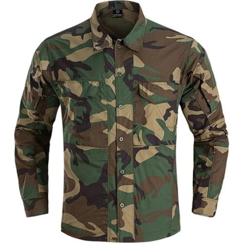 Men Outdoor Camouflage Tactical Shirts Quick Dry Mesh Breathable Army Fan Tops Climbing Training Shooting Fishing Military Shirt