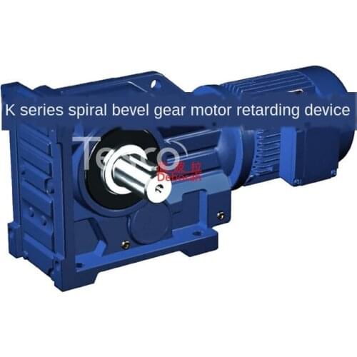 Spiral bevel hardened gear reducer SEW with motor variable speed gearbox shaft accessories full speed ratio