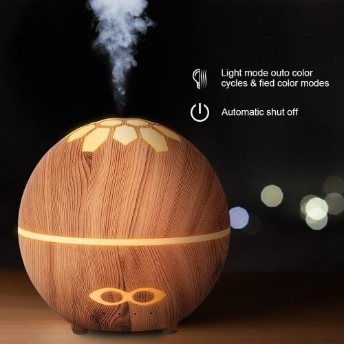 Essential Oil Diffuser Ultrasonic Air Aroma Humidifier 400ml Remote Control Cool Mist Maker Fogger Aromatherapy Diffuser