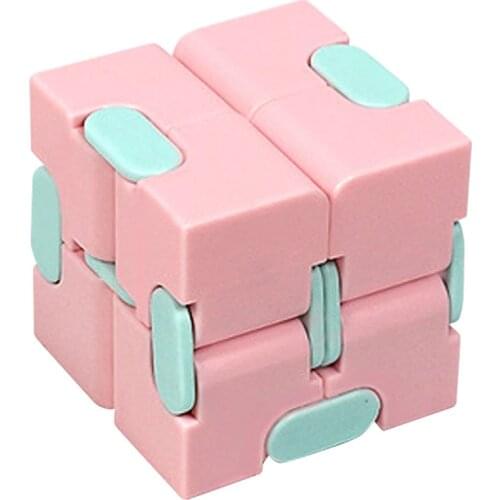 1Pcs Magic Puzzle Cube Decompression Toy Durable Funny Relieve Stress Hand Game Four Corner Maze Cube Toy For Adults Kids