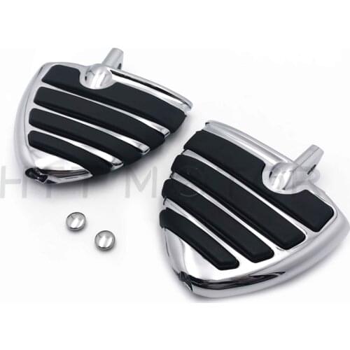 Aftermarket free shipping motorcycle parts Chrome Wing Footrest Foot Pegs For Harley Davidson Dyna Glide Sportster 883 1200 Soft