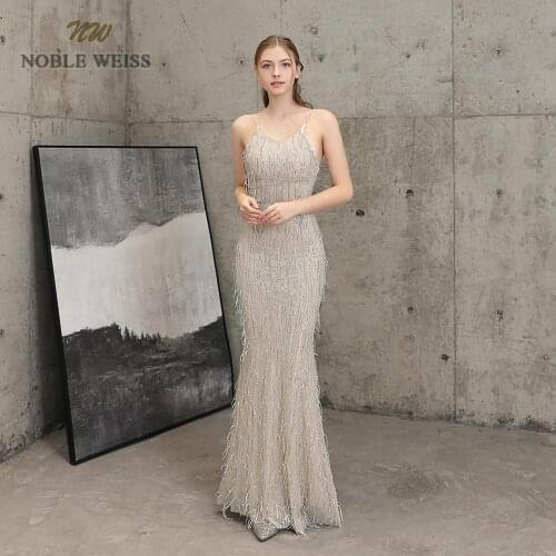 Evening dresses sexy halter mermaid dark red sequin Prom dress floor length in stock evening gown