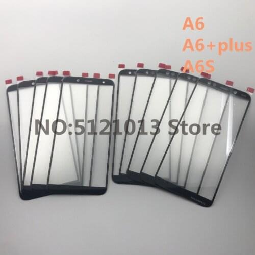 10pcs Original External Glass for Samsung Galaxy A6 A600 A6+plus A605 A6S 2018 LCD Display Touch Screen Front Glass lens