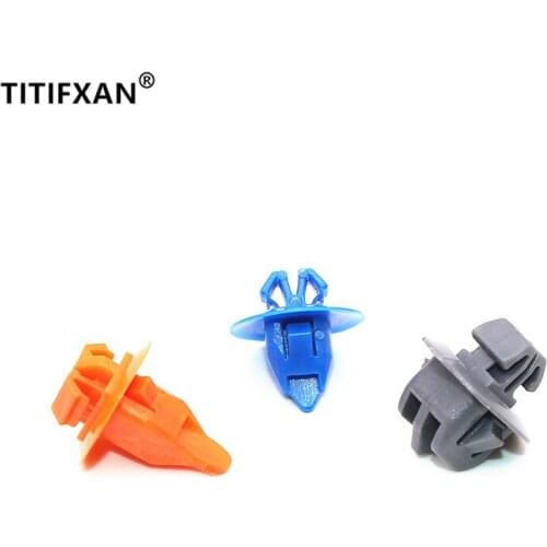 20PCS Car door skirt trim panel fender plastic fasteners For Toyota Land Cruiser Prado 4 Runner FJ Cruiser Highlander RAV4 rivet