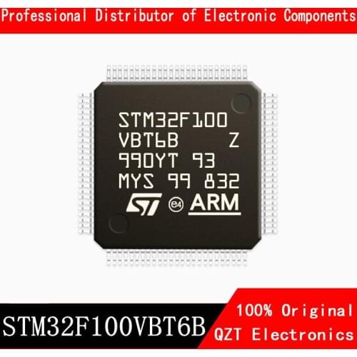5pcs/lot new original STM32F100VBT6B STM32F100 LQFP-100 microcontroller MCU