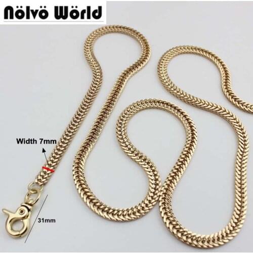 7mm Width DIY Accessory Factory Directly TOP Quality Plating Cover Wholesale DIY Chains Bags Purses Strap from