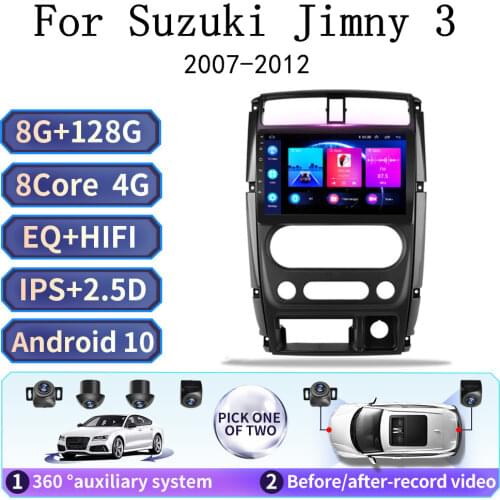 For Suzuki Jimny 3 2007 2008 2009-2012 Android 10 Car Radio Video Multimedia Player Navigation GPS car radio 2din player NO DVD