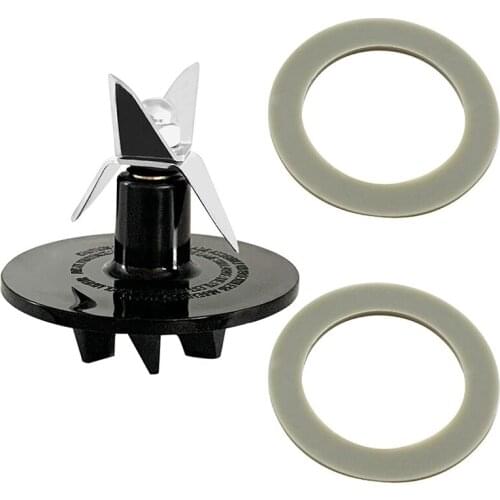 Blender Blade Compatible for Cuisinart Blender Replacement Parts for CBT-500, SB5600, CB600, with 2 Sealing Gaskets
