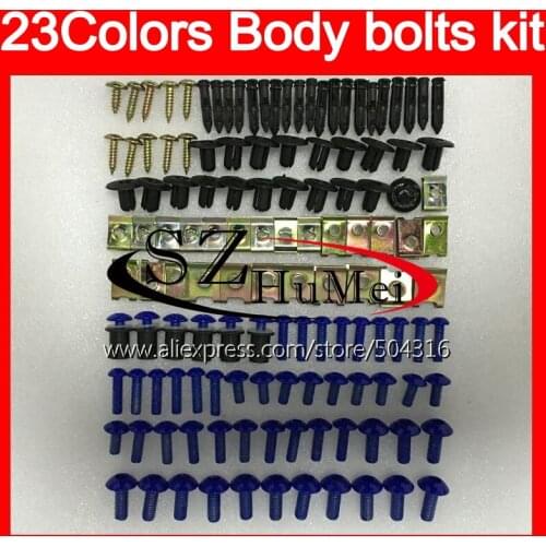 Fairing bolts full screw kit For KAWASAKI NINJA ZX7R 00 01 03 ZX-7R ZX750 ZX 7R 2000 2001 2002 2003 Windscreen bolt screws Nuts