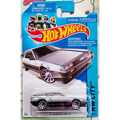 Hot Wheels 1:64 Car 81 DELOREAN DMC-12 Back To The Future Collector Edition Metal Diecast Cars Kids Toys Gift