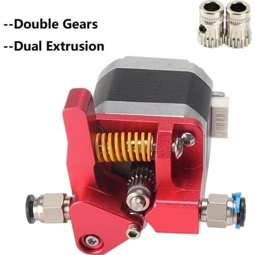 MEGA 1set Double Pulleys MK8 MK7 Dual Extruder Direct Drive Extruder Kit For CR-10S CR10S PRO Ender-3 Ender-3PRO Ender 5 Tornado