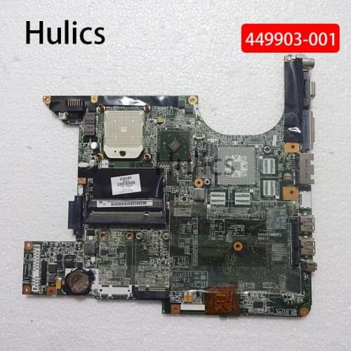 Hulics Original 449903-001 Motherboard for HP Pavilion DV6000 DV6500 DV6700 DA0AT1MB8F1 REV:F DDR2