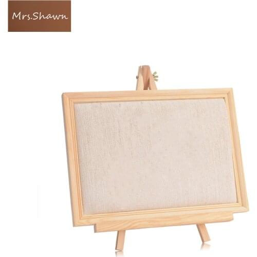 Mrs.Shawn 1pcs Solid Wood Velvet Earrings Pendant Display Holder Jewelry Display Frame Jewellery Display Rack