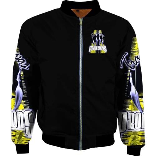 2021 Keep warm in winter nylon and cotton mens custom aviator bomber jacket