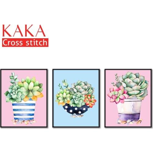 Cross stitch kits,Embroidery needlework sets with printed pattern,11CT canvas for Home Decor Painting,Flowers Full NCKF208