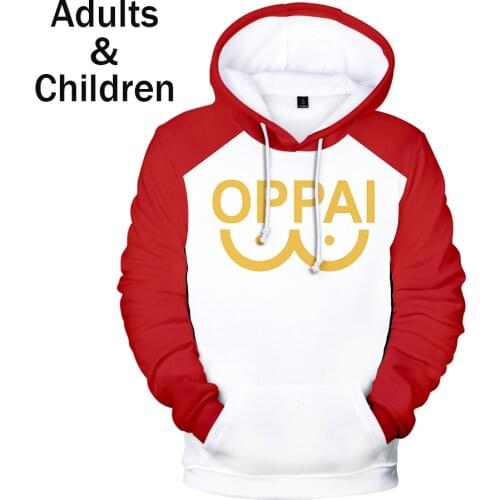 New Pop 3D print Hot Comic ONE PUNCH-MAN Character costume Hoodies Men Women Sweatshirts Kids Hoodie boy girl Casual sportswear