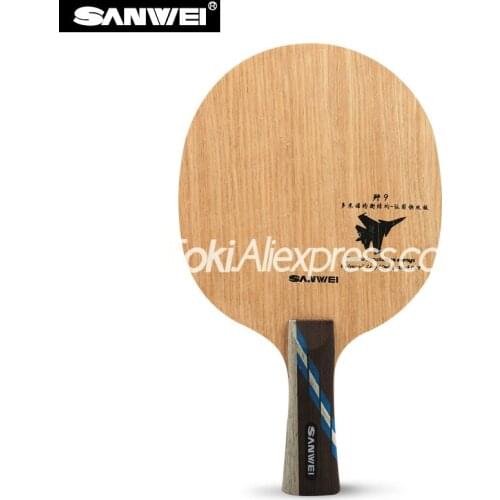 Sanwei J-9 / J9 (9 Ply Even Wood) SANWEI Table Tennis Blade Racket SANWEI Ping Pong Bat Paddle