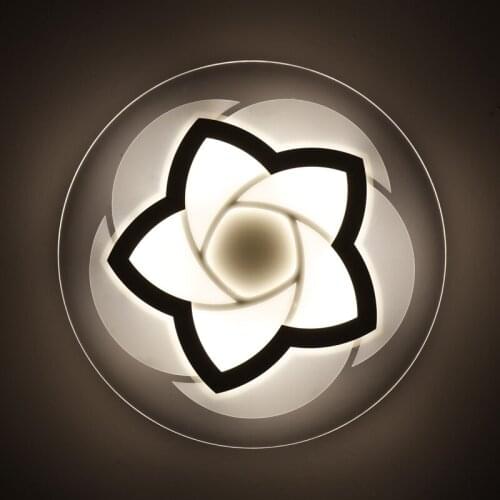 Modern minimalist circular ceiling lamps LED acrylic study room bedroom