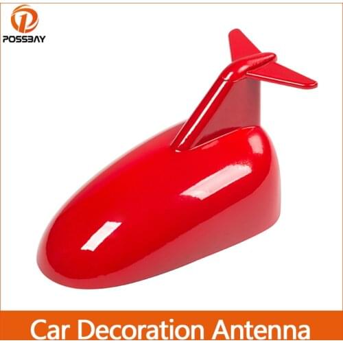 Car Decoration Antenna Stickers Universal No Function Airplane Shape Aerial for Toyota/Hyundai/Fiat/Alfa Romeo/Nissan/Audi/MINI