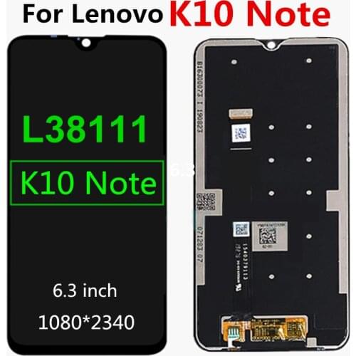 6.3 inch For Lenovo K10 Note L38111 LCD Display With Touch Screen Digitizer Glass Assembly For Lenovo K 10 NOTE k10 note lcd