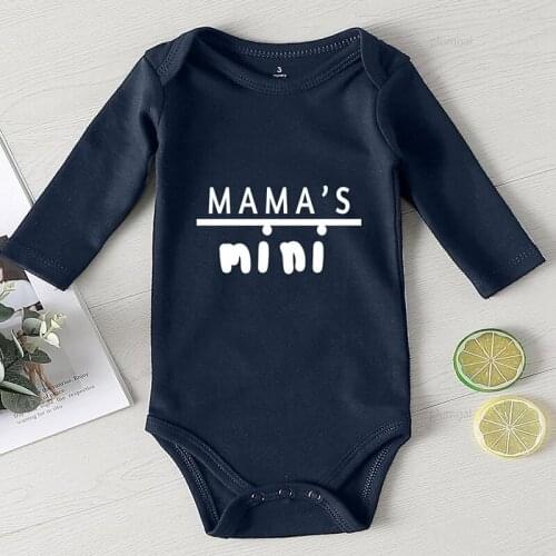 Infant Boy Winter Clothes Autumn Jumpsuit Cotton Babys Undershirts Printing Mamas Mini Long Sleeve Rompers for Newborns