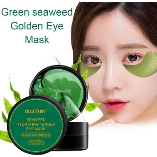 Green Seaweed Golden Eye Eye Patches Removes Dark Bags Tighten Eye Moisturize Skin Circles Patch Moisturizing Dark M4E2