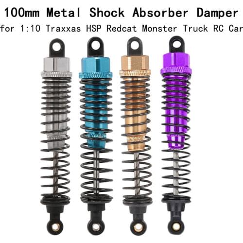 1/10 RC Car Parts 100mm Metal Shock Absorber Damper for 1:10 Traxxas HSP Redcat RC Car Off-road Monster Truck