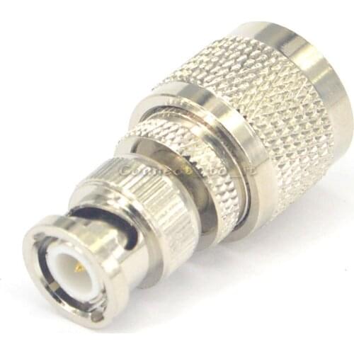 2 Pieces BNC - UHF adapter BNC Plug male to UHF Plug male straight RF connector adapter