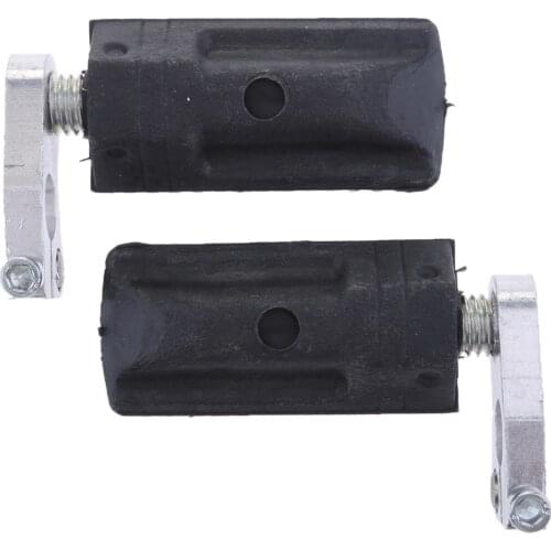 2x Iron Motorcycle Front Foot Pedals Footrests For 47cc/49cc Mini Pocket Dirt Bikes