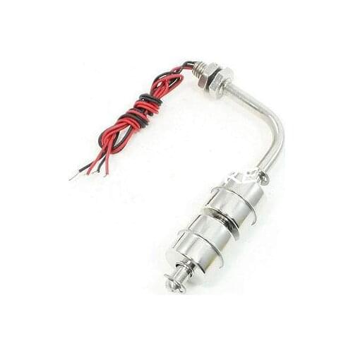 4.5" 115mm Vertical Length Liquid Water Level Sensor 2 Floaters Floating Switch