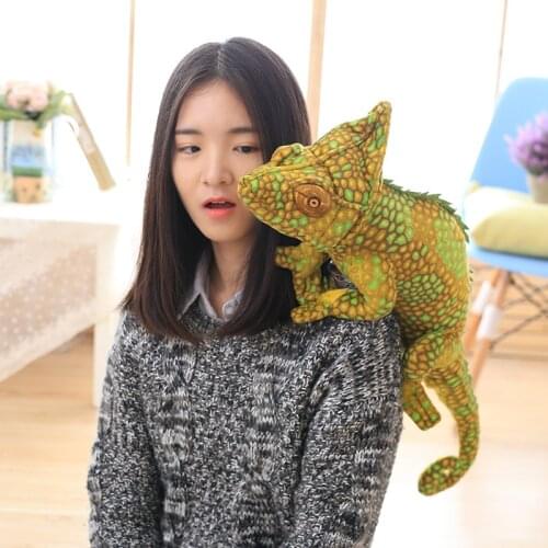 80 cm Three Colors Large Big Lizard Chameleon Simulation Plush Toy Doll Pillow Doll Large Birthday Gift