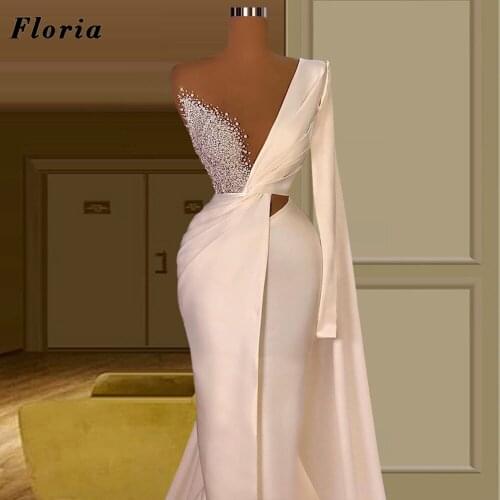 Abendkleider Simple Party Gowns Robes De Soiree Long Prom Dresses Woman Evening Dress 2021 Newest African Arabic Celebrity Gowns