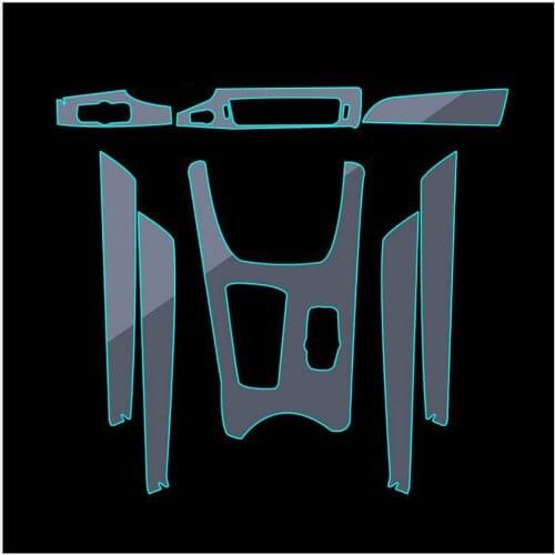 Car-Styling New Car Interior Trim Dashboard Clear Paint Protective Film Stickers for BMW X3/X4/X5/X6