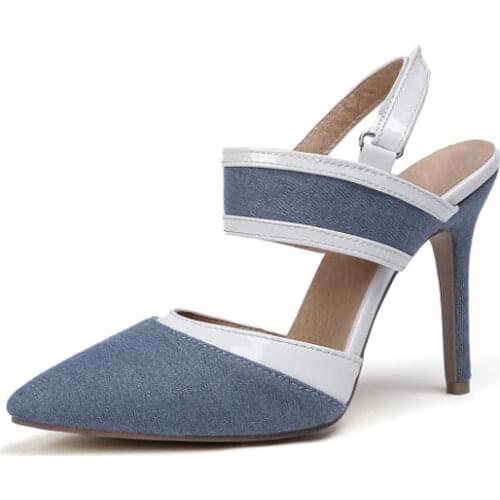 Big Size 11 12 13 14 15 16 high heels sandals women shoes woman summer ladies spike Roman style Pointed baotou