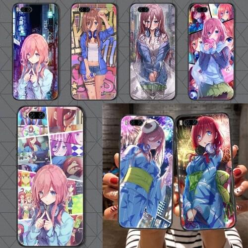 Nakano miku Anime Phone case For Xiaomi Mi Max Note 3 A2 A3 8 9 9T 10 Lite Pro Ultra black art Etui luxury coque soft cover tpu