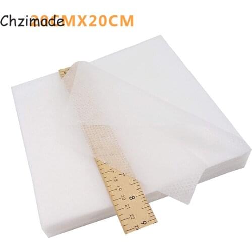 Chzimade 100Pcs/lot Interlining Release Embroidery Paper Iron On Sewing Patchwork Diy Handmade Supplies