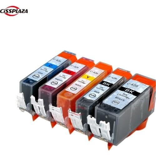 CISSPLAZA 10pcs pgi 425 Compatible ink cartrdge PGI425 cli426 for canon IP4840/MX884/IX6540/MG8140/MG6140 Russia market