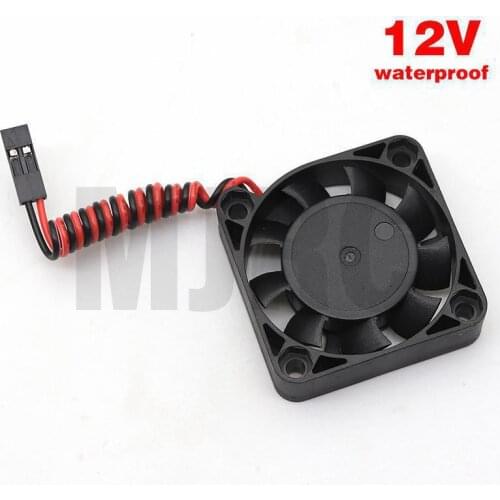 Double Bearing Strong wind Motor ESC cooling 12V fan for 1/10 RC Crawler Car RC Short-Course Truck Drifting RC Car Monster Truck