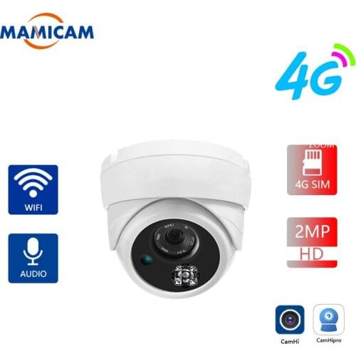 2MP CCTV Camera With SIM Card Indoor IP Camera Video Surveillance Security Wide Angle Waterproof Infrared Night Vision