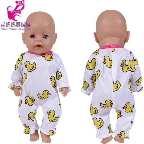 Reborn Baby Doll Rompers 17 Inch Babydoll Clothes Jump Suit Toys Wear