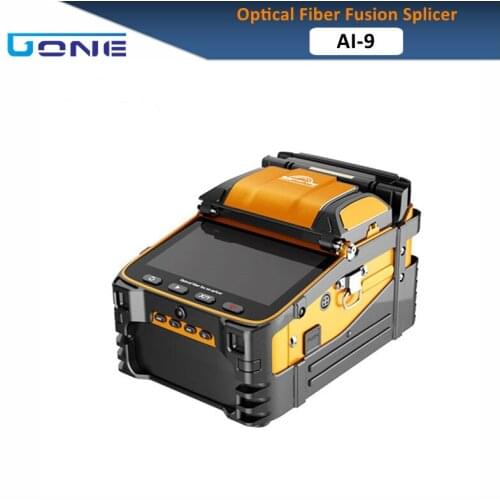 AI-9 Multi-language Intelligent FTTH Fiber Optic Splicing Machine Optical Fiber Fusion Splicer SM MM DS and NZDS