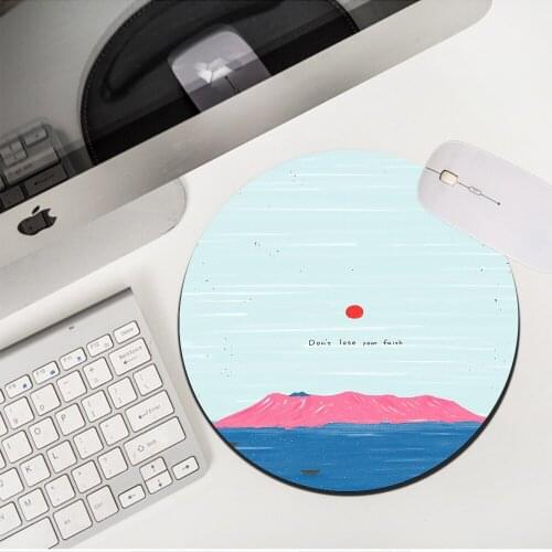 MRGLZY Drop Shipping Simple kawaii Small Mouse Pad Genshin Impact MousePad DeskMat Natural Non-slip Rubber PC Gaming Accessories