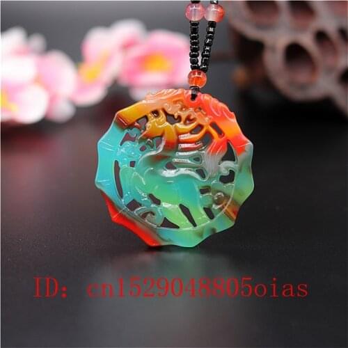 Natural Color Chinese Jade Horse Pendant Fashion Beads Necklace Charm Jewelry Double-sided Hollow Carved Amulet Gifts for Her