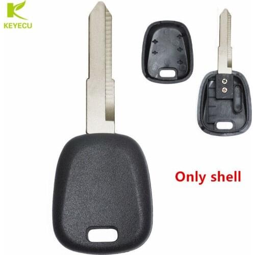 KEYECU 2PCS New Replacement Transponder Key Case Shell For Suzuki Swift Grand Vitara Splash SX4 (can install chip) Car Key Case